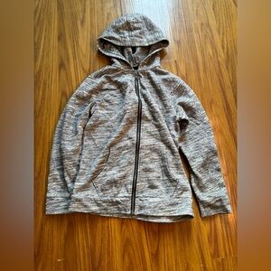 Gray Zip-Up Hoodie size large men’s